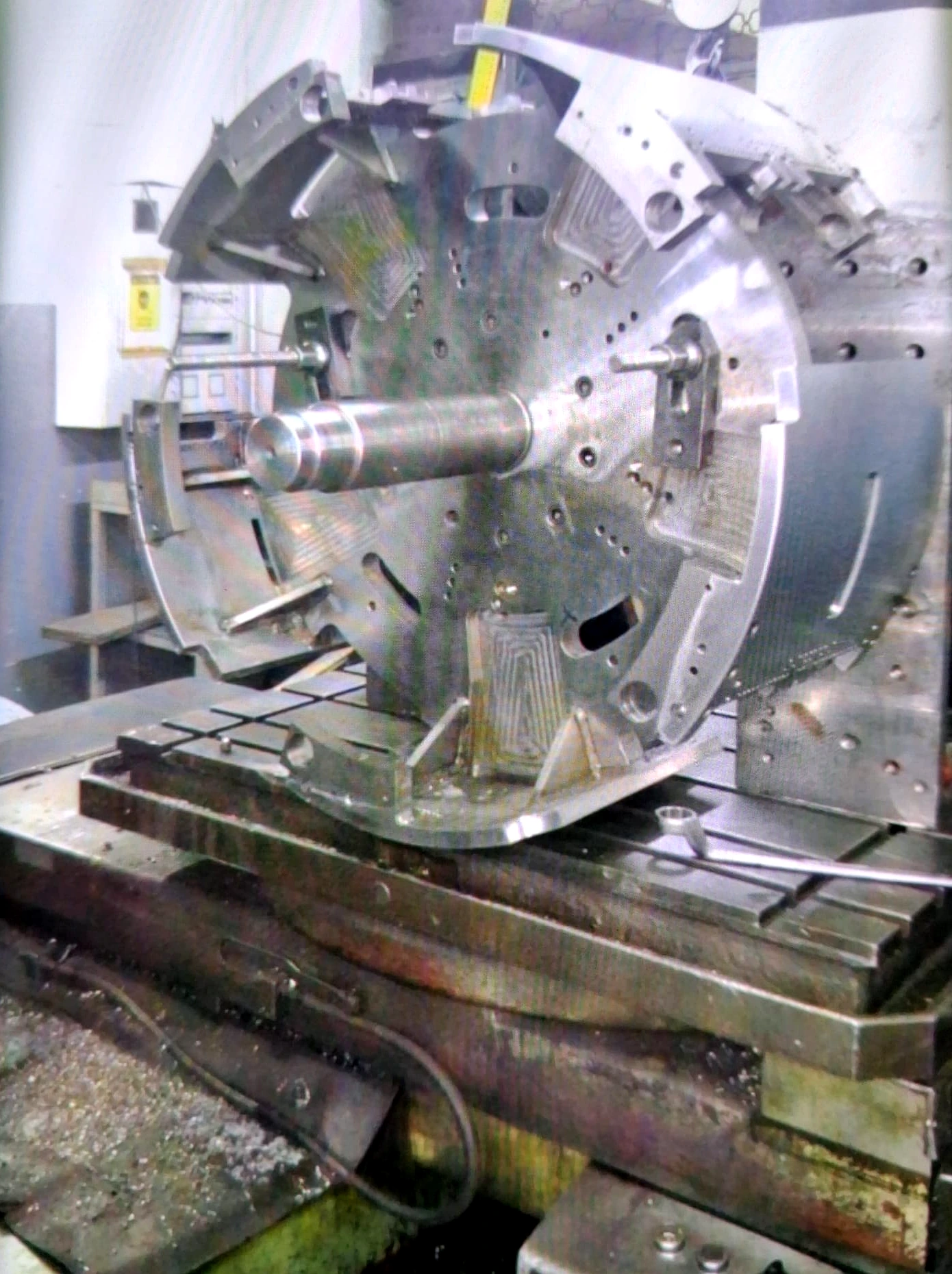 Dip-San Makine CNC Freze Çok Çeneli Döner İndeksleme Bağlama Tablası