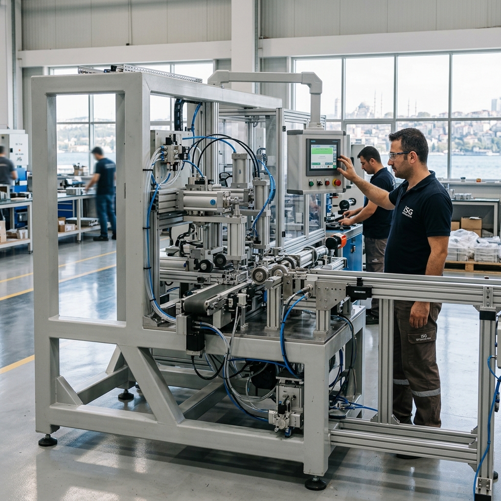 Dip-San Makine Özel Tasarım Otomasyon Makinesi İmalatı